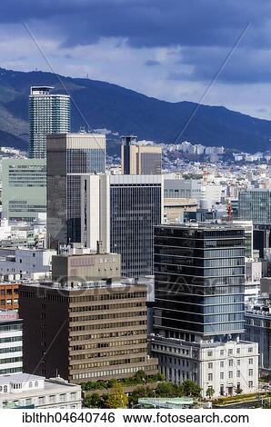 Stock Photograph - City view, Kobe, Japan, Asia. Fotosearch
