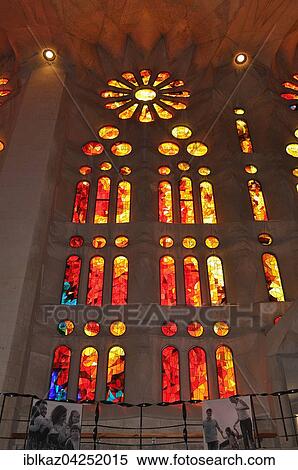 Colorful windows, Sagrada Familia, Barcelona, Catalonia, Spain, Europe View Large Photo Image Stock Photography - Colorful windows, Sagrada Familia, Barcelona, Catalonia, Spain, Europe. Fotosearch