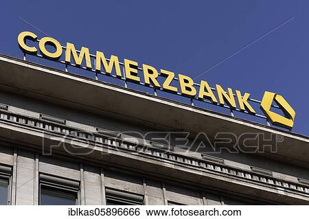 Commerzbank, logo at the Königstrasse branch, Duisburg, North Rhine-Westphalia, Germany, Europe View Large Photo Image Stock Photograph - Commerzbank, logo at the Königstrasse branch, Duisburg, North Rhine-Westphalia, Germany, Europe. Fotosearch