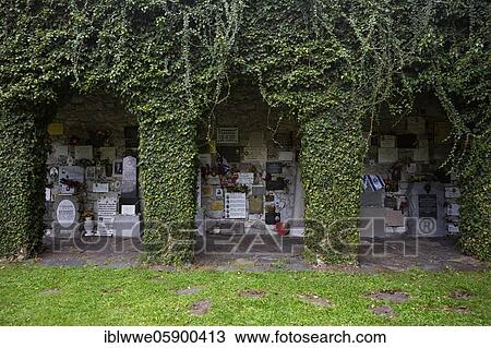 Stock Image - Concentration camp cemetery, concentration camp memorial site Ebensee, Ebensee, Salzkammergut, Upper Austria, Austria, Europe. Fotosearch