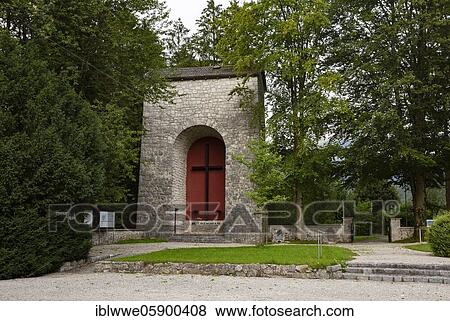 Stock Photo - Concentration camp cemetery, concentration camp memorial site Ebensee, Ebensee, Salzkammergut, Upper Austria, Austria, Europe. Fotosearch