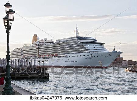Cruise ship Arcadia, P & O Cruises, entrance to the Giudecca Canal, Venice, Veneto, Italy, Europe View Large Photo Image Stock Photograph - Cruise ship Arcadia, P & O Cruises, entrance to the Giudecca Canal, Venice, Veneto, Italy, Europe. Fotosearch