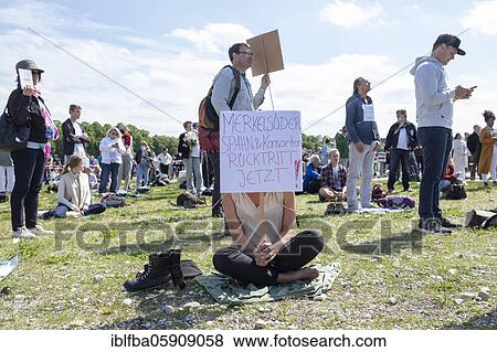 Demonstration against corona measures on 16 May 2020 at Theresienwiese, Munich, Bavaria, Germany, Europe View Large Photo Image Stock Photo - Demonstration against corona measures on 16 May 2020 at Theresienwiese, Munich, Bavaria, Germany, Europe. Fotosearch