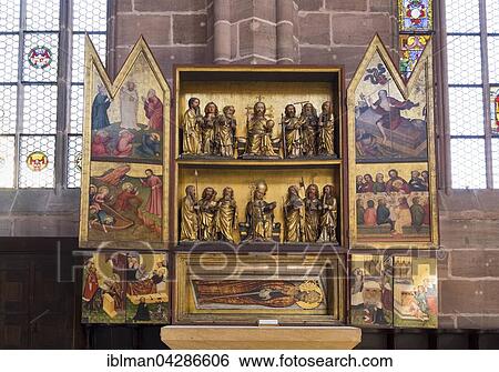 Deocarus Altar, St. Lorenz Church, Nuremberg, Middle Franconia, Franconia, Bavaria, Germany, Europe View Large Photo Image Stock Photograph - Deocarus Altar, St. Lorenz Church, Nuremberg, Middle Franconia, Franconia, Bavaria, Germany, Europe. Fotosearch