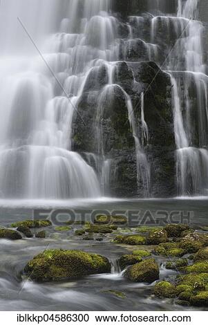 Stock Image - Detail of the Golling Waterfall, near Golling an der Salzach, Austria, Europe. Fotosearch