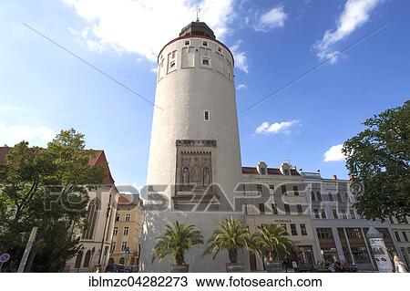 Dicker Turm or Frauenturm tower with city arms, Gorlitz, Upper Lusatia, Saxony, Germany, Europe View Large Photo Image Stock Image - Dicker Turm or Frauenturm tower with city arms, Gorlitz, Upper Lusatia, Saxony, Germany, Europe. Fotosearch