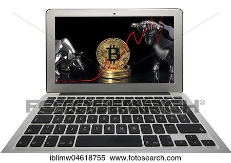 Digital currency, Bitcoin coins with bull and bear View Large Photo Image Stock Photography - Digital currency, Bitcoin coins with bull and bear. Fotosearch