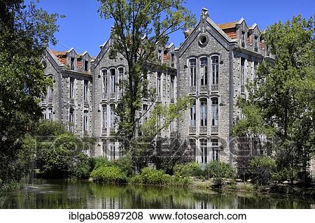 Dom Carlos park and former school building, Caldas da Rainha, Estremadura, Portugal, Europe View Large Photo Image Stock Photo - Dom Carlos park and former school building, Caldas da Rainha, Estremadura, Portugal, Europe. Fotosearch