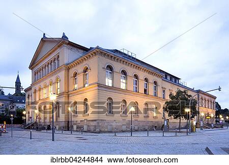 Picture - Ducal-Saxon Theatre, now the state theatre, Coburg District, Upper Franconia, Bavaria, Germany, Europe. Fotosearch