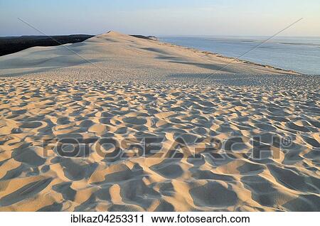 Dune of Pilat, Atlantic coast at Arcachon, Gironde, France, Europe View Large Photo Image Stock Image - Dune of Pilat, Atlantic coast at Arcachon, Gironde, France, Europe. Fotosearch