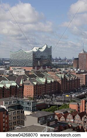 Elbe Philharmonic Hall and Speicherstadt, Hamburg, Germany, Europe View Large Photo Image Stock Image - Elbe Philharmonic Hall and Speicherstadt, Hamburg, Germany, Europe. Fotosearch