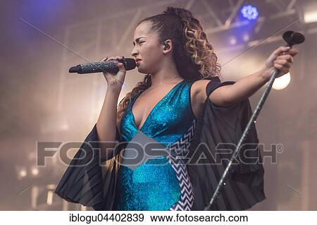 English pop and R&B singer Ella Eyre live at the 26th Heitere Open Air in Zofingen, Aargau, Switzerland, Europe View Large Photo Image Stock Photo - English pop and R&B singer Ella Eyre live at the 26th Heitere Open Air in Zofingen, Aargau, Switzerland, Europe. Fotosearch
