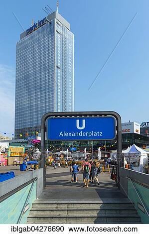Entrance to Alexanderplatz metro station, Berlin, Germany, Europe View Large Photo Image Stock Image - Entrance to Alexanderplatz metro station, Berlin, Germany, Europe. Fotosearch