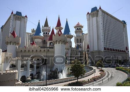 Stock Photograph - Excalibur Hotel, Las Vegas, Nevada, USA, North America. Fotosearch