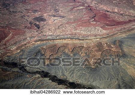 Factory Butte surroundings, view from plane, Utah, USA, North America View Large Photo Image Stock Image - Factory Butte surroundings, view from plane, Utah, USA, North America. Fotosearch