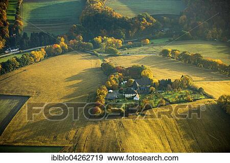 Farmhouses between fields, Berghauserstrasse, Witten, Ruhr district, North Rhine-Westphalia, Germany, Europe View Large Photo Image Stock Photo - Farmhouses between fields, Berghauserstrasse, Witten, Ruhr district, North Rhine-Westphalia, Germany, Europe. Fotosearch