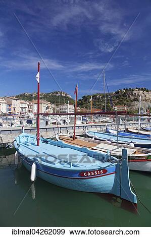 Fishing boats in the port of Cassis, Chateau castle behind, Provence, Provence-Alpes-Cote d'Azur, southern France Castle, France, Europe View Large Photo Image Stock Photo - Fishing boats in the port of Cassis, Chateau castle behind, Provence, Provence-Alpes-Cote d'Azur, southern France Castle, France, Europe. Fotosearch