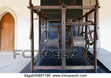 Former clock mechanism of the Dominican Monastery of Batalha or Saint Mary of the Victory Monastery, Batalha, Leiria district, Portugal, Europe View Large Photo Image Stock Photograph - Former clock mechanism of the Dominican Monastery of Batalha or Saint Mary of the Victory Monastery, Batalha, Leiria district, Portugal, Europe. Fotosearch