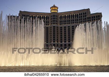 Fountains, water features, Bellagio Hotel, Las Vegas, Nevada, USA, North America View Large Photo Image Stock Image - Fountains, water features, Bellagio Hotel, Las Vegas, Nevada, USA, North America. Fotosearch