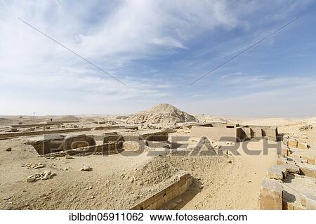 Stock Image - Funerary complex of Zoser at Saqqara, Egypt, Africa. Fotosearch