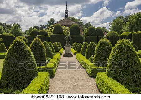 Garden at the hunting lodge Clemenswerth, Emsland, Sögel, Lower Saxony, Germany, Europe View Large Photo Image Stock Photo - Garden at the hunting lodge Clemenswerth, Emsland, Sögel, Lower Saxony, Germany, Europe. Fotosearch