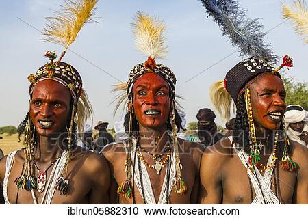Gerewol festival, courtship ritual competition among the Woodaabe Fula people, Niger, Africa View Large Photo Image Stock Image - Gerewol festival, courtship ritual competition among the Woodaabe Fula people, Niger, Africa. Fotosearch