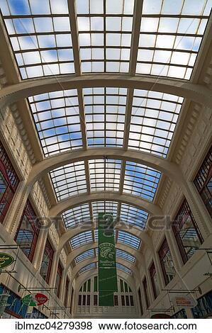 Glass roof of Strasbourg Passage, shopping arcade, Berliner Strasse, Gorlitz, Upper Lusatia, Saxony, Germany, Europe View Large Photo Image Stock Photo - Glass roof of Strasbourg Passage, shopping arcade, Berliner Strasse, Gorlitz, Upper Lusatia, Saxony, Germany, Europe. Fotosearch