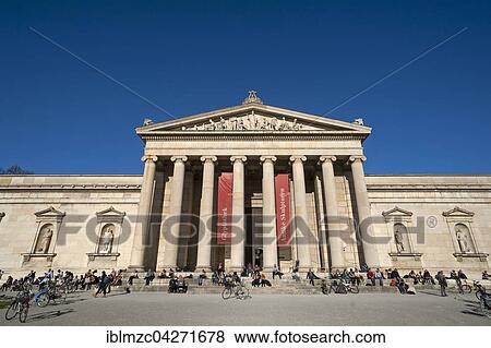 Glyptothek, architecture by Leo von Klenze, Munich, Bavaria, Upper Bavaria, Germany, Europe View Large Photo Image Stock Photo - Glyptothek, architecture by Leo von Klenze, Munich, Bavaria, Upper Bavaria, Germany, Europe. Fotosearch