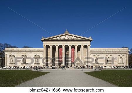 Glyptothek, architecture by Leo von Klenze, Munich, Bavaria, Upper Bavaria, Germany, Europe View Large Photo Image Stock Photograph - Glyptothek, architecture by Leo von Klenze, Munich, Bavaria, Upper Bavaria, Germany, Europe. Fotosearch