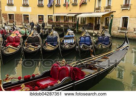 Gondolas, Venice, Veneto, Italy, Europe View Large Photo Image Stock Image - Gondolas, Venice, Veneto, Italy, Europe. Fotosearch