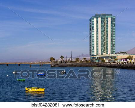 Gran Hotel, Arrecife, Lanzarote, Canary Islands, Spain, Europe View Large Photo Image Stock Image - Gran Hotel, Arrecife, Lanzarote, Canary Islands, Spain, Europe. Fotosearch