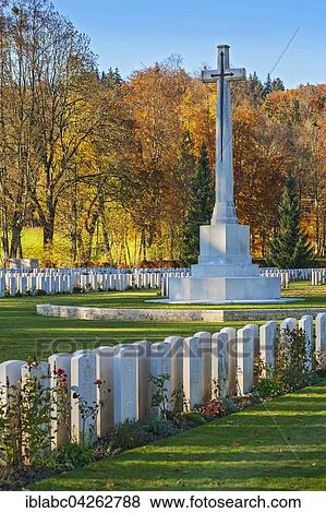 Graves and cross, cemetery, Durnbach, Tegernsee, Bavaria, Germany, Europe View Large Photo Image Stock Photo - Graves and cross, cemetery, Durnbach, Tegernsee, Bavaria, Germany, Europe. Fotosearch