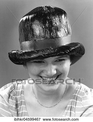 Hat made of hair, England, Great Britain View Large Photo Image Stock Photo - Hat made of hair, England, Great Britain. Fotosearch