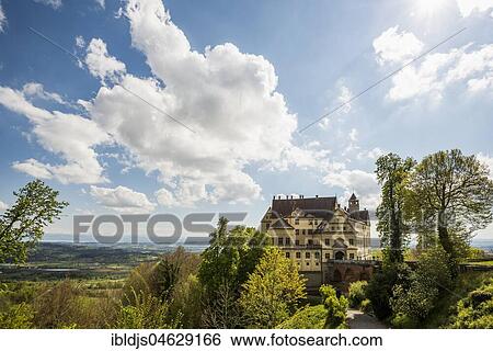 Stock Photograph - Heiligenberg Castle, Renaissance castle, Heiligenberg, Lake Constance District, Linzgau, Lake Constance, Baden-Württemberg, Germany, Europe. Fotosearch