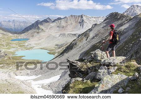 Hikers on the Jöriflüelafurgga with view of the Jörisee lakes, Davos, Graubünden, Switzerland, Europe View Large Photo Image Stock Photo - Hikers on the Jöriflüelafurgga with view of the Jörisee lakes, Davos, Graubünden, Switzerland, Europe. Fotosearch