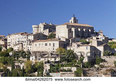 Historic centre with Renaissance castle, Gordes, Provence, Provence-Alpes-Cote d'Azur, Southern France, France, Europe View Large Photo Image Stock Photography - Historic centre with Renaissance castle, Gordes, Provence, Provence-Alpes-Cote d'Azur, Southern France, France, Europe. Fotosearch