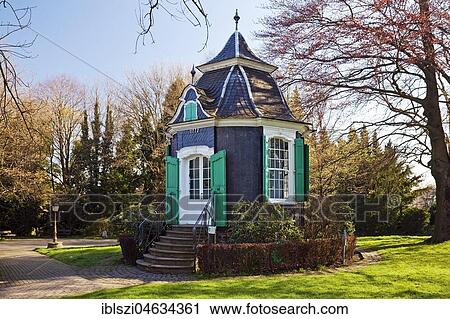 Historical rococo garden house in the municipal park, Radevormwald, Bergisches Land, North Rhine-Westphalia, Germany, Europe View Large Photo Image Stock Image - Historical rococo garden house in the municipal park, Radevormwald, Bergisches Land, North Rhine-Westphalia, Germany, Europe. Fotosearch