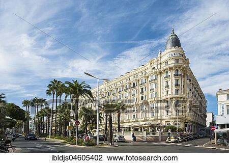 Stock Image - Hotel Carlton, Cannes, Côte d' Azur, Provence-Alpes-Côte d' Azur, South of France, France, Europe. Fotosearch