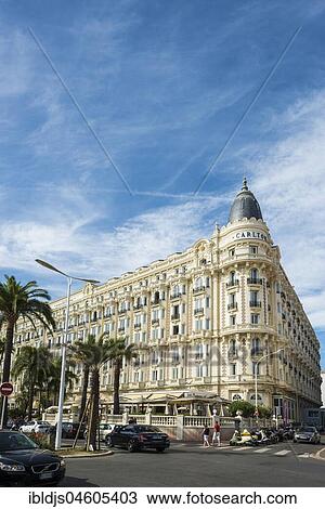 Stock Image - Hotel Carlton, Cannes, Côte d' Azur, Provence-Alpes-Côte d' Azur, South of France, France, Europe. Fotosearch