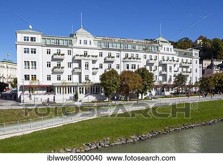 Hotel Sacher on the Salzach, Salzburg, Austria, Europe View Large Photo Image Stock Image - Hotel Sacher on the Salzach, Salzburg, Austria, Europe. Fotosearch