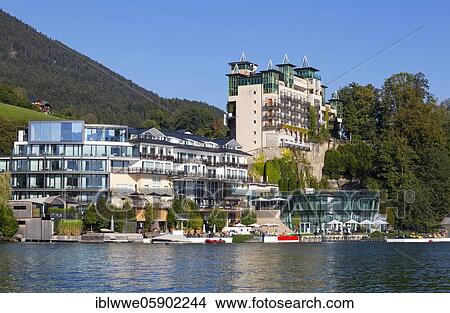 Picture - Hotel Scalaria, Sankt Wolfgang am Wolfgangsee, Salzkammergut, Upper Austria, Austria, Europe. Fotosearch