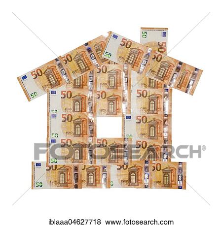 House of 50 Euro banknotes from 2017 View Large Photo Image Stock Photo - House of 50 Euro banknotes from 2017. Fotosearch