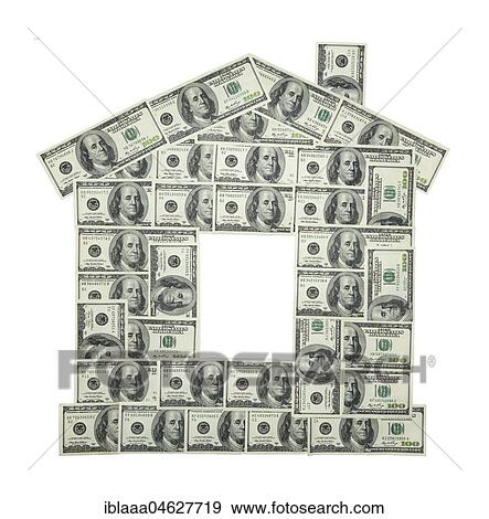 House of old 100 US Dollars banknotes View Large Photo Image Stock Photo - House of old 100 US Dollars banknotes. Fotosearch