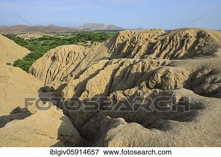 Huaca Rajada, adobe pyramid, Adobe of the Moche culture, near Chiclayo, Lambayeque region, Peru, South America View Large Photo Image Stock Photo - Huaca Rajada, adobe pyramid, Adobe of the Moche culture, near Chiclayo, Lambayeque region, Peru, South America. Fotosearch