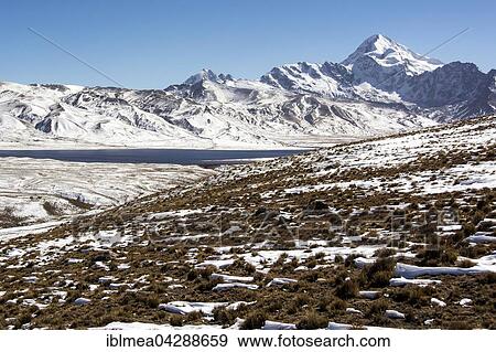Huayna Potosi, 6088m, summit with snow, snow, Andes near La Paz, Bolivia, South America View Large Photo Image Stock Photo - Huayna Potosi, 6088m, summit with snow, snow, Andes near La Paz, Bolivia, South America. Fotosearch