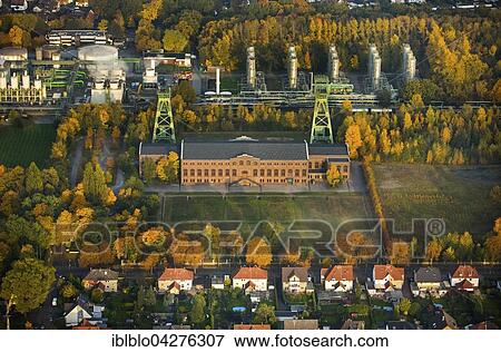 Industry museum, machine hall, Zeche Zweckel, winding towers, INEOS Phenol plant, Gladbeck, Ruhr district, North Rhine-Westphalia, Germany, Europe View Large Photo Image Stock Photo - Industry museum, machine hall, Zeche Zweckel, winding towers, INEOS Phenol plant, Gladbeck, Ruhr district, North Rhine-Westphalia, Germany, Europe. Fotosearch