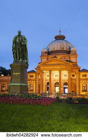 Kaiser-Wilhelms-Bad, Memorial to Kaiser Wilhelm I, spa garden, Bad Homburg, Hesse, Germany, Europe View Large Photo Image Picture - Kaiser-Wilhelms-Bad, Memorial to Kaiser Wilhelm I, spa garden, Bad Homburg, Hesse, Germany, Europe. Fotosearch