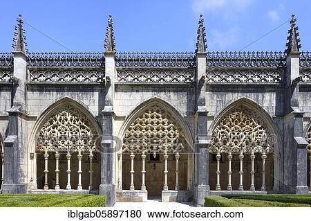 King Joao I Cloister, Arcade Screens, Dominican Monastery of Batalha or Saint Mary of the Victory Monastery, Batalha, Leiria district, Portugal, Europe View Large Photo Image Stock Image - King Joao I Cloister, Arcade Screens, Dominican Monastery of Batalha or Saint Mary of the Victory Monastery, Batalha, Leiria district, Portugal, Europe. Fotosearch
