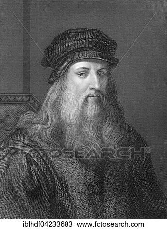 Leonardo da Vinci, 1452, 1519, Italian painter, sculptor, architect and engineer View Large Photo Image Stock Image - Leonardo da Vinci, 1452, 1519, Italian painter, sculptor, architect and engineer. Fotosearch