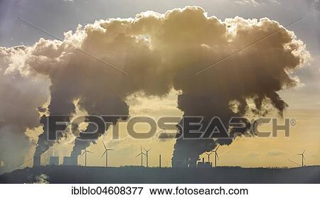 Lignite-fired power plant, RWE Power AG Neurath power station, RWE Power AG Niederaußem power plant, BoA 2&3, Grevenbroich, Rhineland, North Rhine-Westphalia, Germany, Europe View Large Photo Image Stock Photo - Lignite-fired power plant, RWE Power AG Neurath power station, RWE Power AG Niederaußem power plant, BoA 2&3, Grevenbroich, Rhineland, North Rhine-Westphalia, Germany, Europe. Fotosearch
